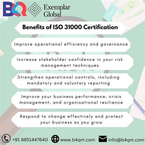 Benefits Of Iso 31000 Certification Risk Management B4q Management Ltd Seo B4q Medium