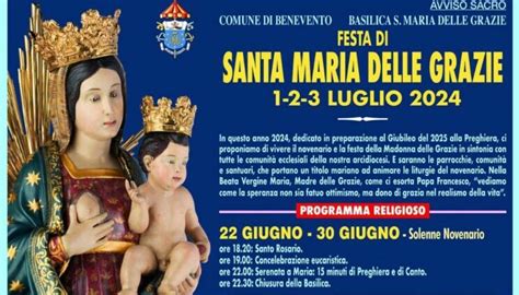 MADONNA DELLE GRAZIE AL VIA LE CELEBRAZIONI LITURGICHE PER