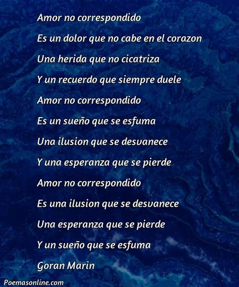 Cinco Mejores Poemas Para Amor No Correspondido Poemas Online