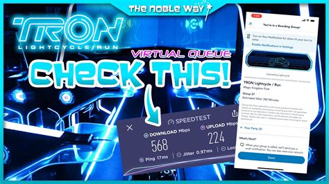 How To Join Tron Lightcycle Run Virtual Queue At Magic Kingdom This