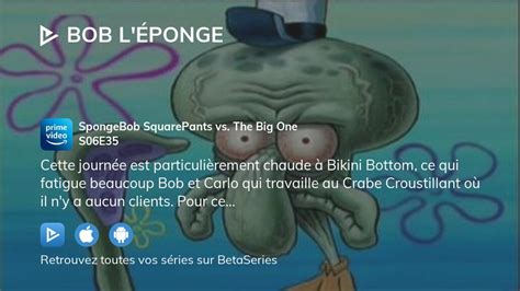 Regarder Bob L Ponge Saison Pisode En Streaming Complet Vostfr