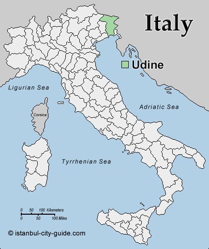 Udine Map - Italy