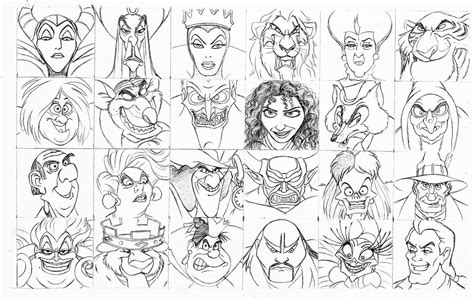 Disney Villains Coloring Pages