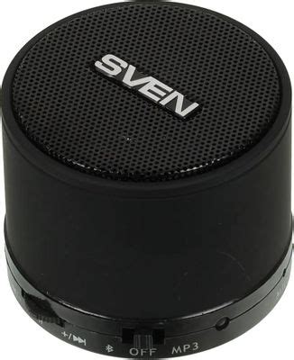 Характеристики Колонка портативная Sven PS-45BL, 3Вт, черный (426842 ...