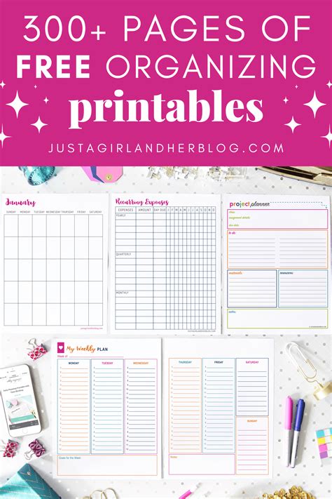 FREE Printable Library 65 Free Printables To Organize Your Life