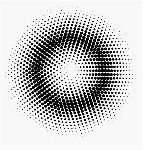 Clip Art Halftone Gradient Photoshop - Halftone Pattern Circle Png, Transparent Png - kindpng