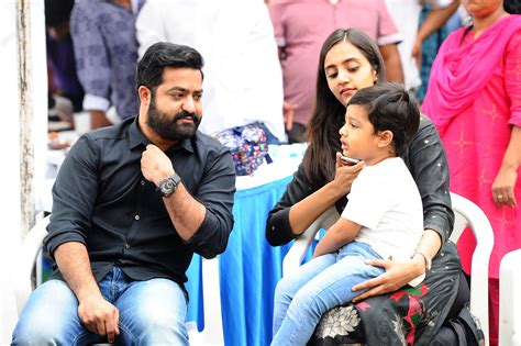 Jr NTR Lakshmi Pranathi Son Abhay Ram Nandamuri Latest New HD Photos ...