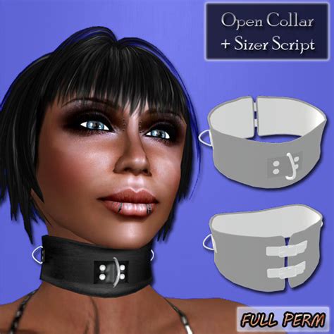 Second Life Marketplace Caprica 3 Bail Mesh Collar Full Perm