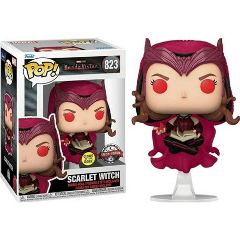 Funko Pop Marvel Wandavision Scarlet Witch Bobble Head Special