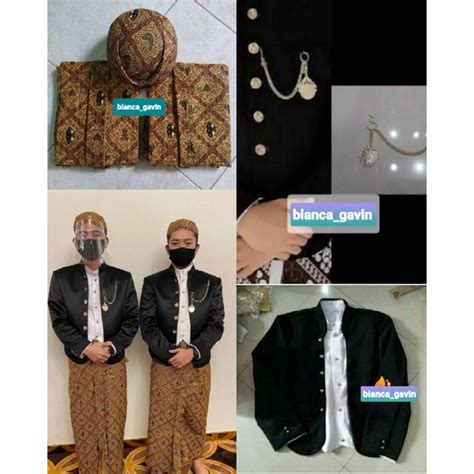 Jual Full Set Baju Adat Jawa Pakaian Tradisonal Jawa Pager Bagus