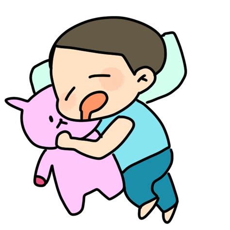 寝るのが趣味の人のイラスト かわいいフリー素材が無料のイラストレイン