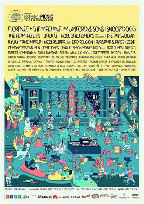 Festival Estéreo Picnic 2016 Lineup Grooveist