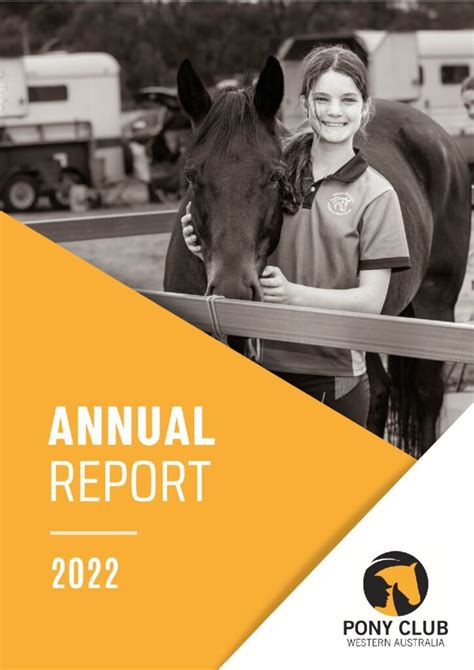 2022 Pony Club WA Annual Report Published Pony Club Western Australia