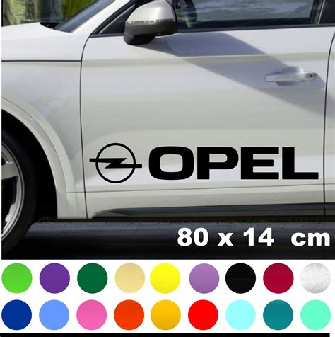 2 x OPEL Naklejki na bok Auta 80 x 14 cm za 59 99 zł z Gorzow Wlkp