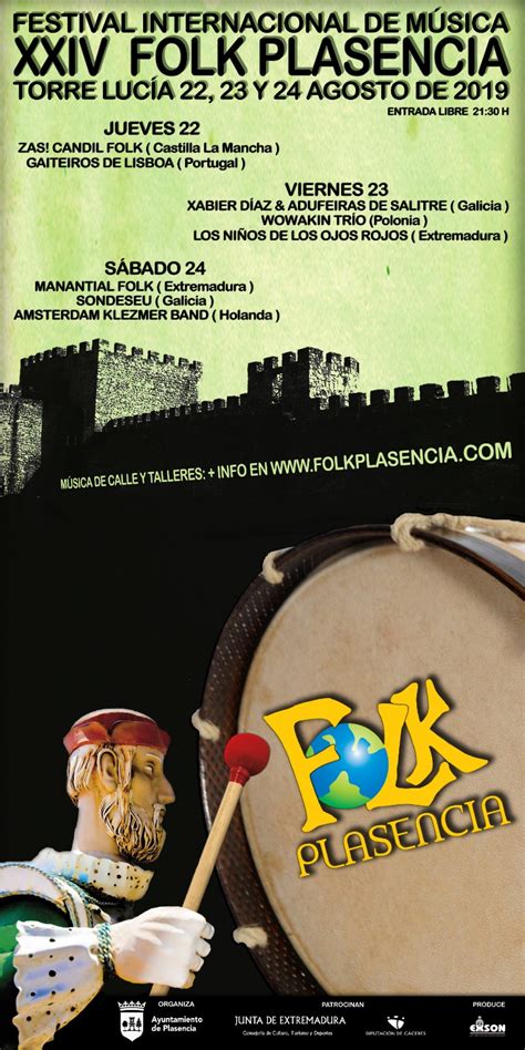 Con Agosto Llega El Festival Folk De Plasencia