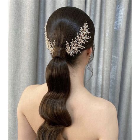 Jual Sepasang Mahkota Rambut Tiara Cristal Wedding TRA SPSNG Shopee