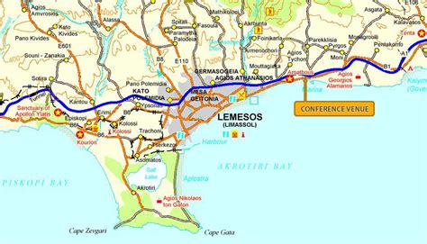 Limassol Map Cyprus