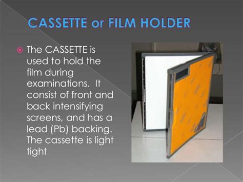 Intensifying Screen X Ray