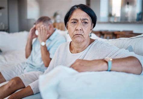 Premium Photo Divorce Problem And Senior Couple On Sofa With Sadness