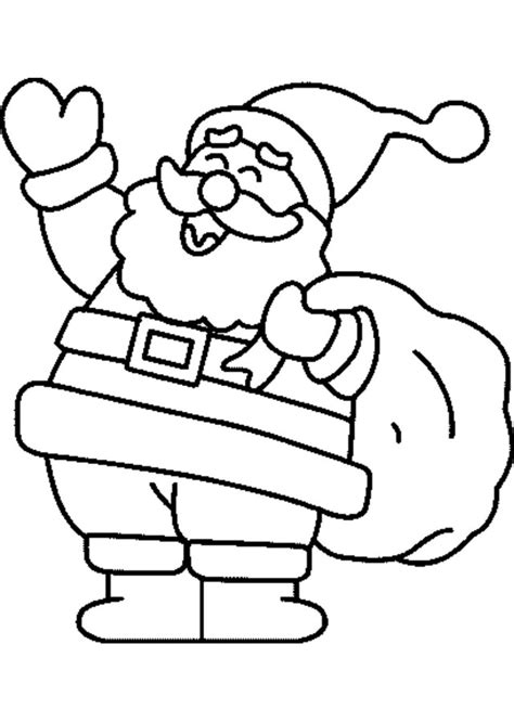 Dibujos De Papa Noel Dibujos Para Colorear