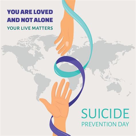 Suicide Prevention Day For Survivor Support 11628867 Vector Art At Vecteezy