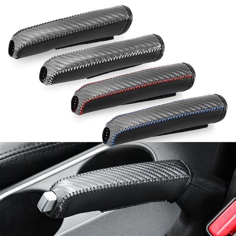 Carbon Fiber Hand Brake Cover New Auto Decoration Car Handbrake Sleeve