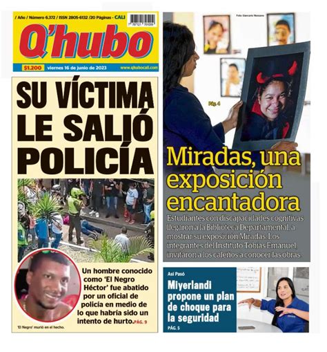 Qhubo Cali On Twitter Portadaqhubocali Estas Son Nuestras Portadas