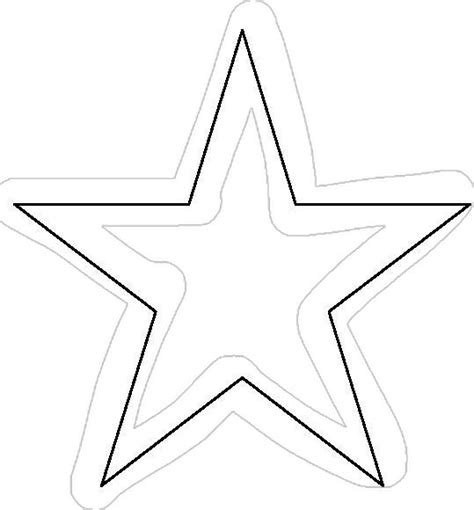 Printable 8 Inch Star Template in 2023 | Star template, Star patterns ...