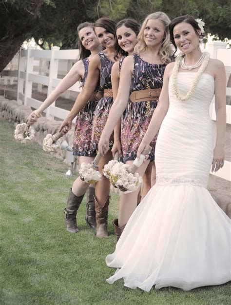 Rustic Country Bridesmaid Dresses