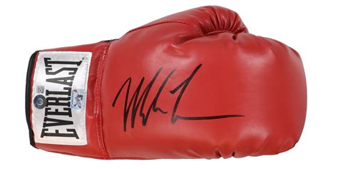 Mike Tyson Signed Everlast Boxing Glove Tyson And Beckett Pristine Auction