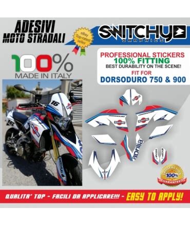 Kit Adesivi Grafiche Martini Aprilia Dorsoduro Decals Dekor