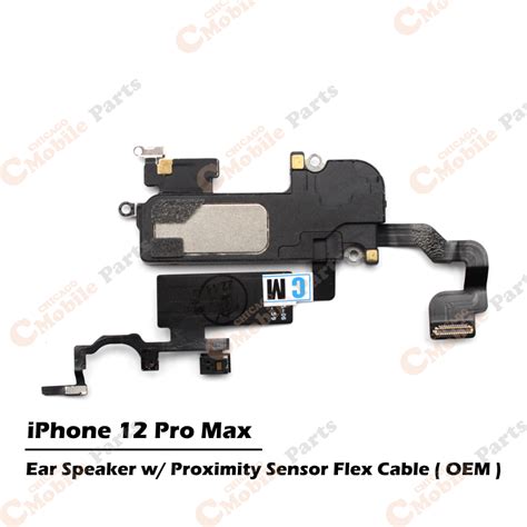 Iphone Pro Max Ear Speaker With Proximity Sensor Flex Cable Oem