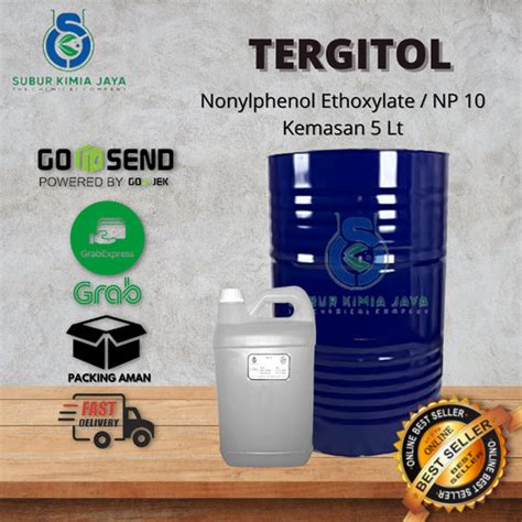 Jual NP 10 Tergitol Nonylphenol Ethoxylate 5 Liter Kota Bandung