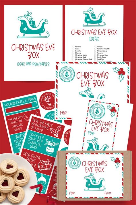 Christmas Eve Box Ideas Labels And Gift Tags Single Girl S DIY