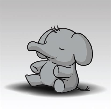 Dessin Anim Mignon B B L Phant Png L Phant Clipart L L Phant