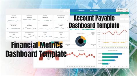 Financial Templates Dashboard Bundle, Business Finance Management ...