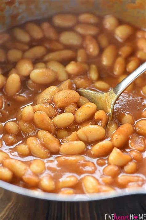 Easy Baked Beans Just 5 Ingredients 10 Minutes • Fivehearthome