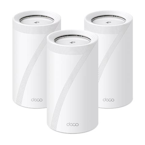 Deco BE95 BE33000 Quad Band Whole Home Mesh WiFi 7 System TP Link