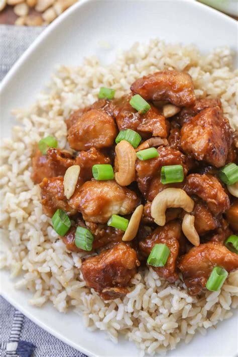 Slow Cooker Cashew Chicken Recipe Lil Luna