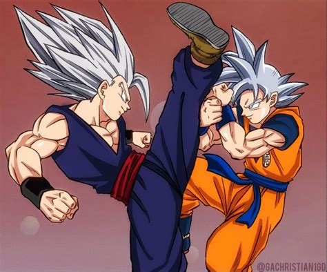 Gohan Beast Vs Goku Mui En 2024 Personajes De Dragon Ball Dragones