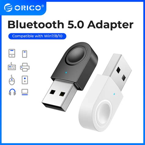 ORICO USB Bluetooth Adapter Dongle 5.0 Portable Bluetooth Receiver ...