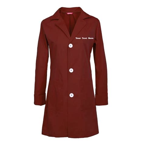 Personalized Embroidered Women’s Lab Coat | Tailor's Uniform