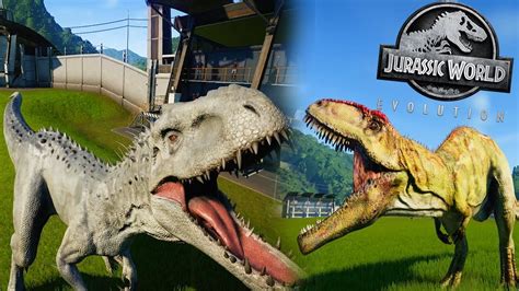 Giganotosaurus Vs Indominus Rex Jurassic World Evolution Maxxanaminoe