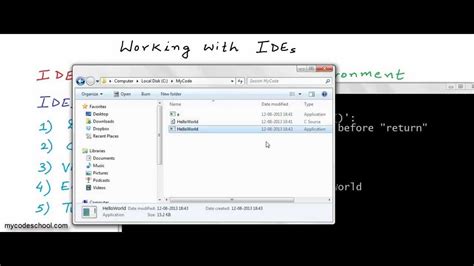 Working With Integrated Development Environments Ides C Programming Tutorial 04 Youtube