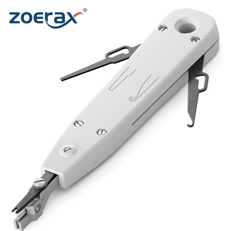 ZoeRax Punch Down Tool 110 Wire Cutter Knife Telecom Pliers For Rj45