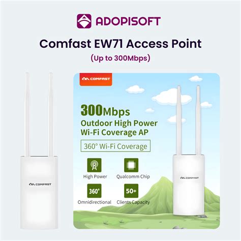 ADOPISOFT COMFAST EW71 V2 300Mbps Access Point For Piso Wifi Shopee