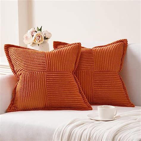 Amazon Topfinel Fall Broadside Throw Pillow Cover With Splicing