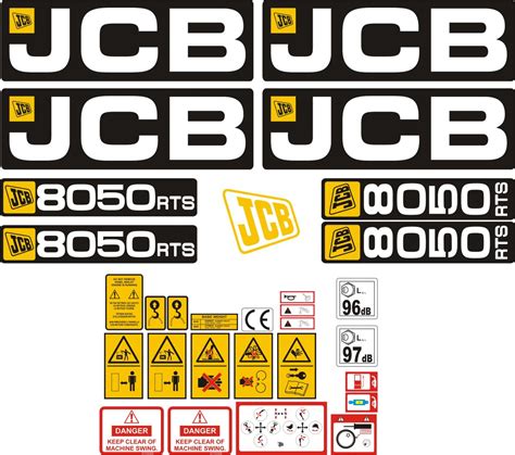 Jcb Rts Decal Set