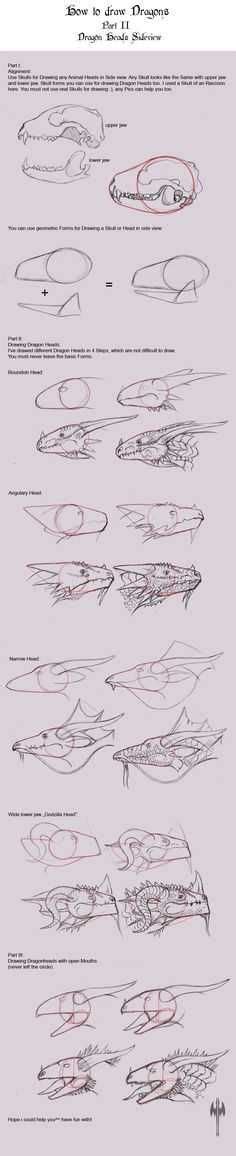 Massive Ultimate Art Reference And Tutorial Dump Dragon Drawing