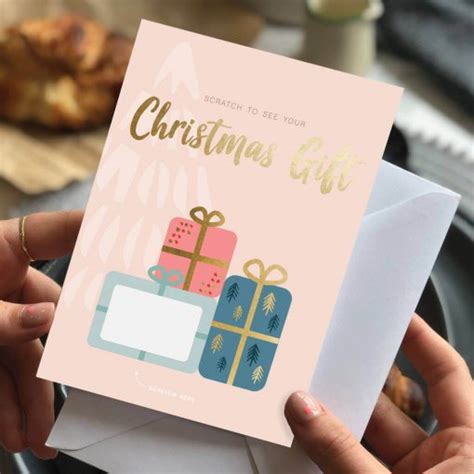 Christmas Gift Surprise Scratch Card By Rodo Creative In Manchester